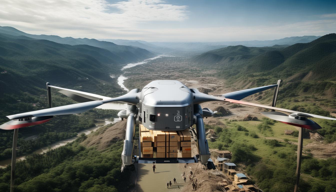 无人运输飞机_无人运输机载货_快速高效:TP1000无人运输机成功首飞与空投的优势