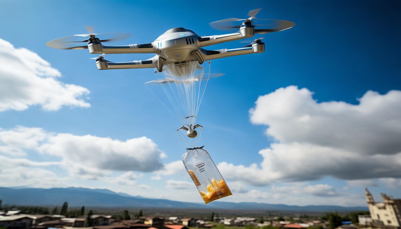 无人运输机载货_TP1000大型无人运输机成功首飞：智能空投功能引领未来_无人运输机的优点