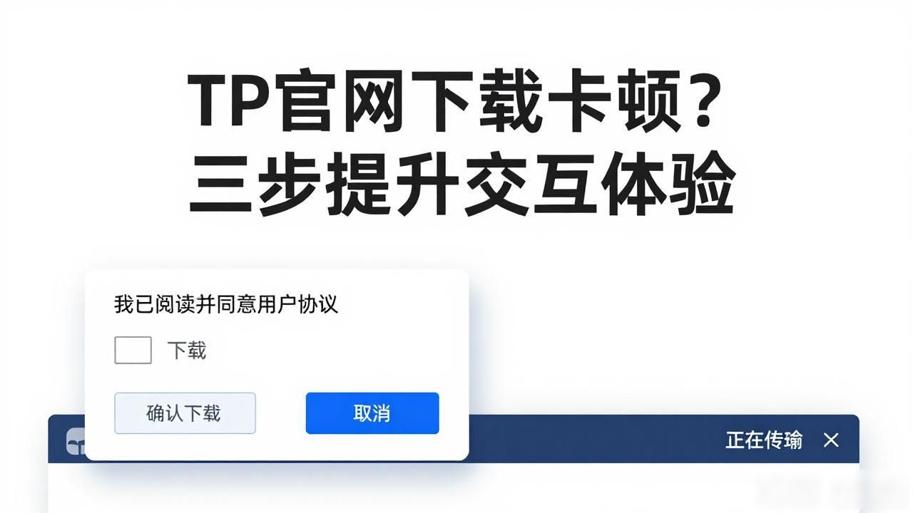 TP官网下载卡顿?三步提升交互体验
