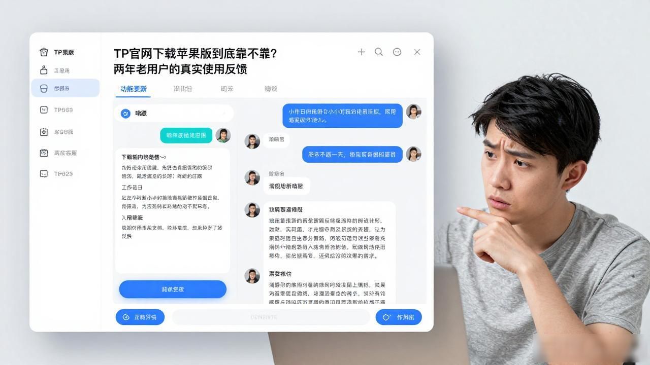 TP官网下载苹果版到底靠不靠谱？两年老用户的真实使用反馈