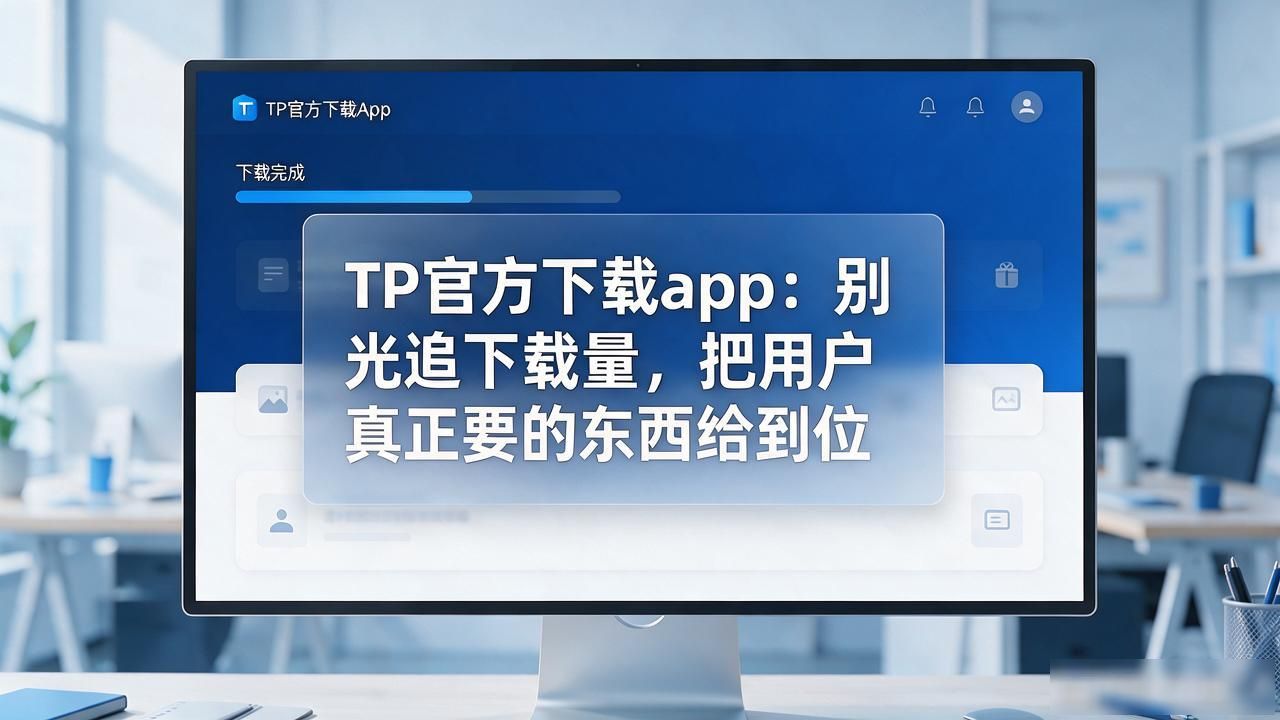 TP官方下载app：别光追下载量，把用户真正要的东西给到位