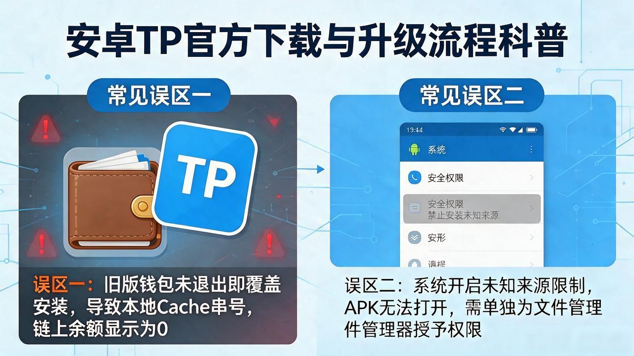 安卓TP官方下载升级流程详解，这四个误区90%的人都踩过
