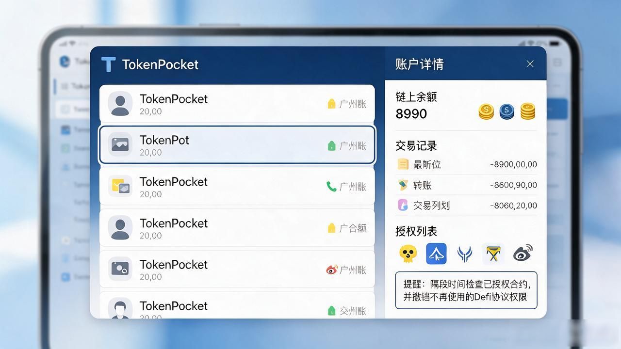 TokenPocket安卓版多账户怎么创建和管理